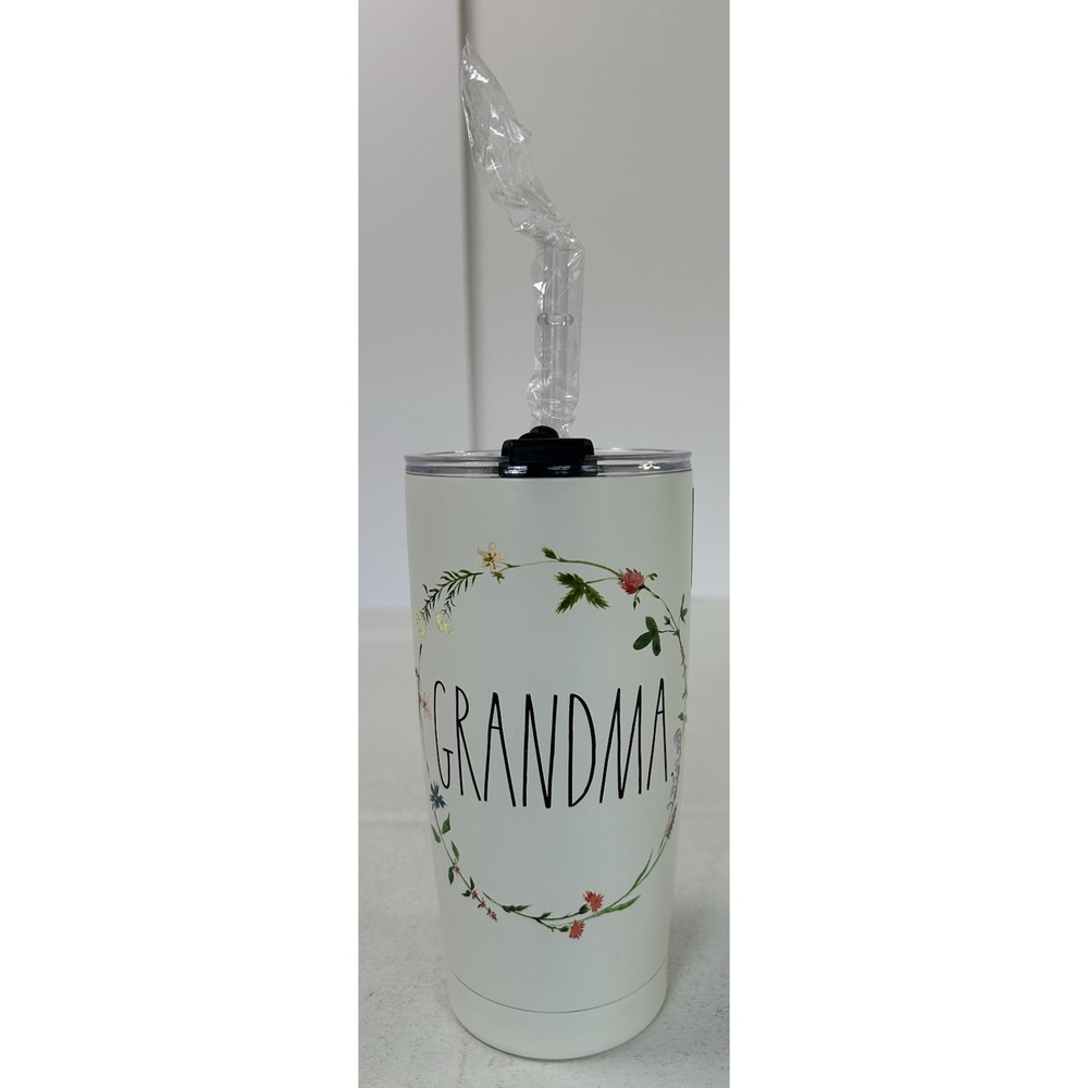 NEW! Rae Dunn stainless steel insulated travel tumbler Embossed "Grandma"  17 oz